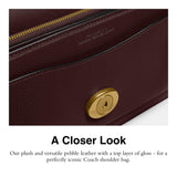 Polished Pebble Leather Tabby Shoulder Bag 26 Refresh