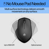 HP 280 Silent Wireless Mouse - Ergonomic, Right-Handed Design - 2.4GHz USB Wireless Connection - Multi-Surface