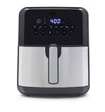 Oster DiamondForce Nonstick XL 5 Quart Digital Air Fryer, 8 Functions with Digital Touchscreen Stainless Steel Oster