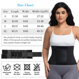 Wlitri Waist Trainer Belt Waist Cincher Trimmer Ab Belt Tummy Control Body Shaper with Triple Wrap Women and Men Black M