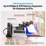 MacBook Docking Station Dual Monitor, Vertical Mac Laptop Docking Station Dock Stand