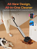 DREAME Aero Pro Wet Dry Vacuum Mop, Ultra-Slim with Hot Self-Cleaning/Self-Drying, 0 Hair Tangle Great for Pet Owner, Powerful Wet Dry Vacuum with 60min Runtime, Pick-up & Mop at The Same Time