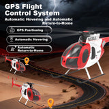 X-MechFun 1/16 Scale F119S MD500 LittleBirds RC Helicopter, 2.4G 9CH Flybarless Rotor Military Helicopter Model, 6G/3D Switchable Modes Aircraft with Takeoff/Landing (Professional Player)