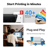 INKSONIC 14" F1080 DTF Printer with Shaker & Dryer, Fume Extractor & Laptop
