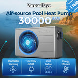 30,000 BTU Electric Above Ground Pool Heater for 8,000 Gallon