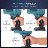 Leaf Blower Cordless, 21V 350,000RPM Portable Dust Cleaner Handheld Leaf Blower w/ 5.0Ah Batteries & Charger, Lightweight Blower for for Lawn, Yard, Patio, Sidewalk and Car Cleaning