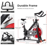 Sunny Health & Fitness Indoor Cycling Exercise Bike with Heavy-Duty 49 LB Chrome Flywheel, Stationary Bike with Customizable Comfort with 275 LBS. Max Weight - ‎SF-B1002 Sunny Health & Fitness