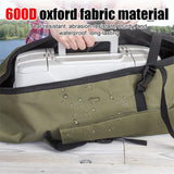 MiOYOOW Fishing Rod Bag, Waterproof Tackle Storage Bags Adjustable Fishing Accessories Carrier Organiser for Rods Reels Baits Outdoor