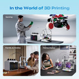 Multi-Color 3D Printer with AI Camera, Auto Leveling, Auto Filament Feeding, Direct Drive Extruder