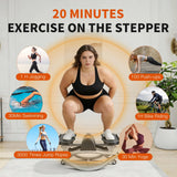 Rocking Fitness Stepper Side to Side Steppers for Exercise at Home Lateral Step Rocker Platform Machine Fit Workout Equipment for Women Mini Portable Vertical Climber Machines