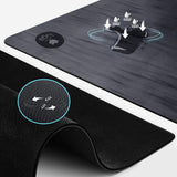 IUGA Pro Yoga Mat Non Slip Hot Yoga Mat Anti-tear Exercise Mat Eco Friendly Yoga Mats with SGS Certified Material Free Carrying Strap Included IUGA