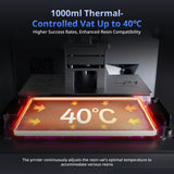 Photon P1 14K Resin 3D Printer, Stability Industrial Ball Screw, Engineering Resin Compatibility