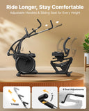 MERACH Recumbent Cross Trainer with Arm Exerciser Full-Body Workout