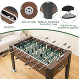 Giantex Foosball Table Adult Size - 54" Foosball Table Full Size with 2 Balls, Wood Football Table, Arcade Soccer Table Game for Kids Adults, Game Room, Home, Office, Party