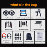 Push-Up Board, Portable Home Fitness Set,Full-Body Workout welsteepse