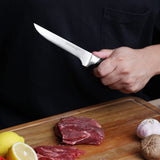 linoroso Boning Knife 5.7 inch Kitchen Knife with Elegant Gift Box, Sharp Forged German Carbon Stainless Steel Fillet Knife for Meat, Fish, Poultry, Full Tang, Ergonomic Handle