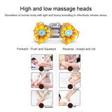 Electric Kneading Massage Mat - Full Body Pain Relief for Back, Neck, Lumbar & Legs, Foldable Heating Cushion with Vibrating Motors for Ultimate Relaxation