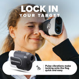 Precision Pro NX9 Golf Rangefinder with Slope Switch – 900 Yards Laser Range Finder, Flag Lock Vibration