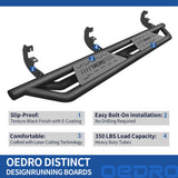 OEDRO Running Boards Compatible with 2015-2026 Chevy Colorado/GMC Canyon Crew Cab, Textured Black Side Step Rails Nerf Bars