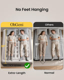 OhGeni Cal King Air Mattress with Built in Pump, 18" Tall Inflatable Blow Up Bed, Luxury Comfort for People(190CM Height), Keep Feet from Dangling, Colchon inflables, Ideal Alternative to a Bed