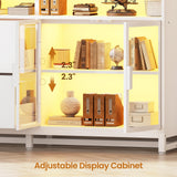 File Cabinet, 2 Drawers Filing Cabinets for Home Office fit Legal/Letter/A4 File