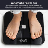Wyze Smart Scale for Body Weight, Digital Bathroom Smart Scale for Body Fat, BMI, and Heart Rate, 13 Body Composition Analyzer with App, Bluetooth, 400 lb, Dark Blue
