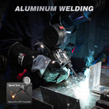 ARCCAPTAIN Pulse MIG Welder 200A Aluminum Welding Machine 110V 220V MIG200P