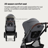 Mompush Ultimate 3 Full Size Stroller, Extendable Seat, Infant to Toddler