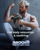 RENPHO Active C4 Massage Gun, Percussion Deep Tissue Muscle Massager for Athletes Men Women, FSA Approved, Electric Handheld Neck Massager Gun for Pain Relief Relax 6 Massage Head, HSA