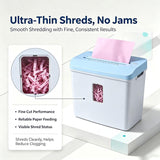Portable Electric Paper Shredder Crinkle Cut Design 25-70g Auto Feed Safe Overheat Protection Easy Clean Craft Gift Box Filler Streamlined Operation Versatile Use