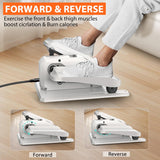 Under Desk Elliptical Machine, Electric Ellipse Leg Exerciser While Sitting for Seniors Adults, Quiet & Portable Electric Seated Pedal Exerciser with Remote Control, 15 Adjustable Speeds, Manual &Auto DOMNIU