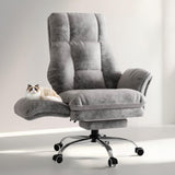 Big and Tall Office Chair, Flip Armrests for Pets & Cross Legged Sitting