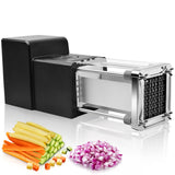 Electric French Fry Cutter, Sopito Commercial Grade Potato Cutter with 1/2-Inch Blade Stainless Steel Perfect for Potatoes Carrots Cucumbers