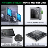 Multicolor 3D Printer Machine with CFS, Dual Camera, 600mm/s Printing Speed