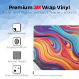 Phone Skin Compatible with Microsoft Surface Laptop 13.8" 8th Edition (2026) - Orange Pour - Premium 3M Vinyl Protective Wrap Decal Cover - Easy to Apply | Crafted in the USA by MightySkins