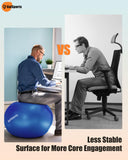 GalSports Yoga Ball Exercise Ball for Working Out, Anti-Burst and Slip Resistant Stability Ball, Swiss Ball for Physical Therapy, Balance Ball Chair, Home Gym Fitness GalSports