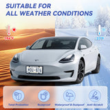 License Plate Protector 2PCS, Clear License Plate Cover & Frames, Rust-Proof Auto Car License Plate Covers and Frames Holder with Screws & Caps, Universal Tag Cover for License Plate (Black)