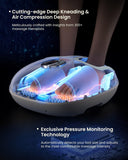 RENPHO Foot Massager Machine with Heat [2026 Upgraded], Shiatsu Foot Massager for Plantar Fasciitis, Birthday Gifts for Women Men, Cordless Control, Exclusive Voice Control, Beige
