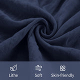 6 Pack Navy Blue Cheesecloth Table Runner 17x108 Inch 9FT Semi Sheer Boho Gauze Table Runners for Wedding Baby Shower Birthday Party Home Bridal Shower Event Decor
