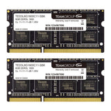 Elite DDR3L 16GB Kit (2 x 8GB) 1600MHz PC3-12800 CL11 Unbuffered Non-ECC 1.35V SODIMM 204-Pin Laptop Notebook PC Computer Memory Module Ram