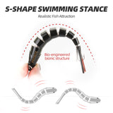 5PCS Lifelike Fishing Lures – Multi-Jointed Swimbait for Bass, Trout, Crappie, Walleye, Pike, Realistic Action with 3D Fish Eyes and Sharp Hooks, Perfect for Fishing Kits in Saltwater & Freshwater