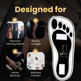 120Pairs(240Feets) Disposable Stick Spray Tanning Feet Pads Perfect for preventing spray tan solution,Deluxe & Hygienic Spray Tan Feet Pads-Ideal for Salons and Spas or Home,Easy to Apply