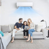 Nexaro 12000BTU Mini Split Air Conditioner Heat Pump, 19 SEER2 Inverter Compressor AC Unit Cools Rooms up to 750 Sq. Ft, 230V Ductless Split AC with Pre-Charged Condenser & Installation Kit