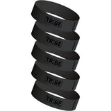 Tribe Lifting Fabric Resistance Bands for Glutes & Legs | 5 Fabric Workout Bands Set | Thick Booty Bands for Squats, Lunges, Hip Training, Physical Therapy & Home
