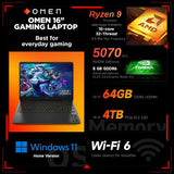 HP Omen RTX 5070 Gaming Laptop, 16.1" WQXGA 240Hz, AMD Ryzen 9 8940HX
