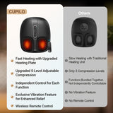 CuPiLo Foot Massager with Heat FSA Eligible HSA, Shiatsu Feet Massager with Remote Control, Multi-Level Compression Deep Knead Foot Massage for Neuropathy & Plantar Fasciitis, Gifts for Women Men