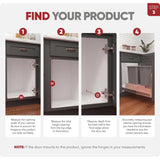 Rev-A-Shelf Double Pullout Trash Can w/Soft-Close & Open, 17.5" Min Opening