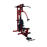 Best Fitness by Body-Solid (BFMG30) Multi-Station Single Weight Stack Home Gym Machine, Arm & Leg Strength Training Functional Exercise, Red Best Fitness