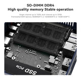 Beelink SER3 Mini PC, AMD Ryzen 3 3200U 16G DDR4 500GB NVMe M.2 SSD W11 Pro