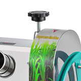 SmarketBuy Manual Sugar Cane Juicer, Commercial Sugar Cane Press Stainless Steel 3 Rollers 2.5" Inlet 110Lbs Output Capacity per Hour Sugarcane Extractor